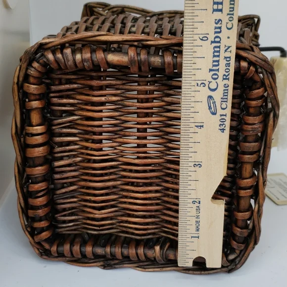 SALE!!! 3 FOR $15 Tastefully Simple Utensil holder- wicker - Picture 9 of 12